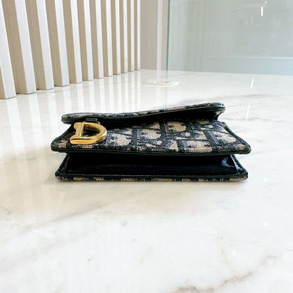Dior Saddle Bloom Card Holder