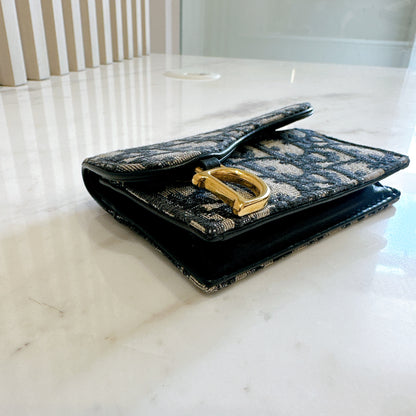 Dior Saddle Bloom Card Holder
