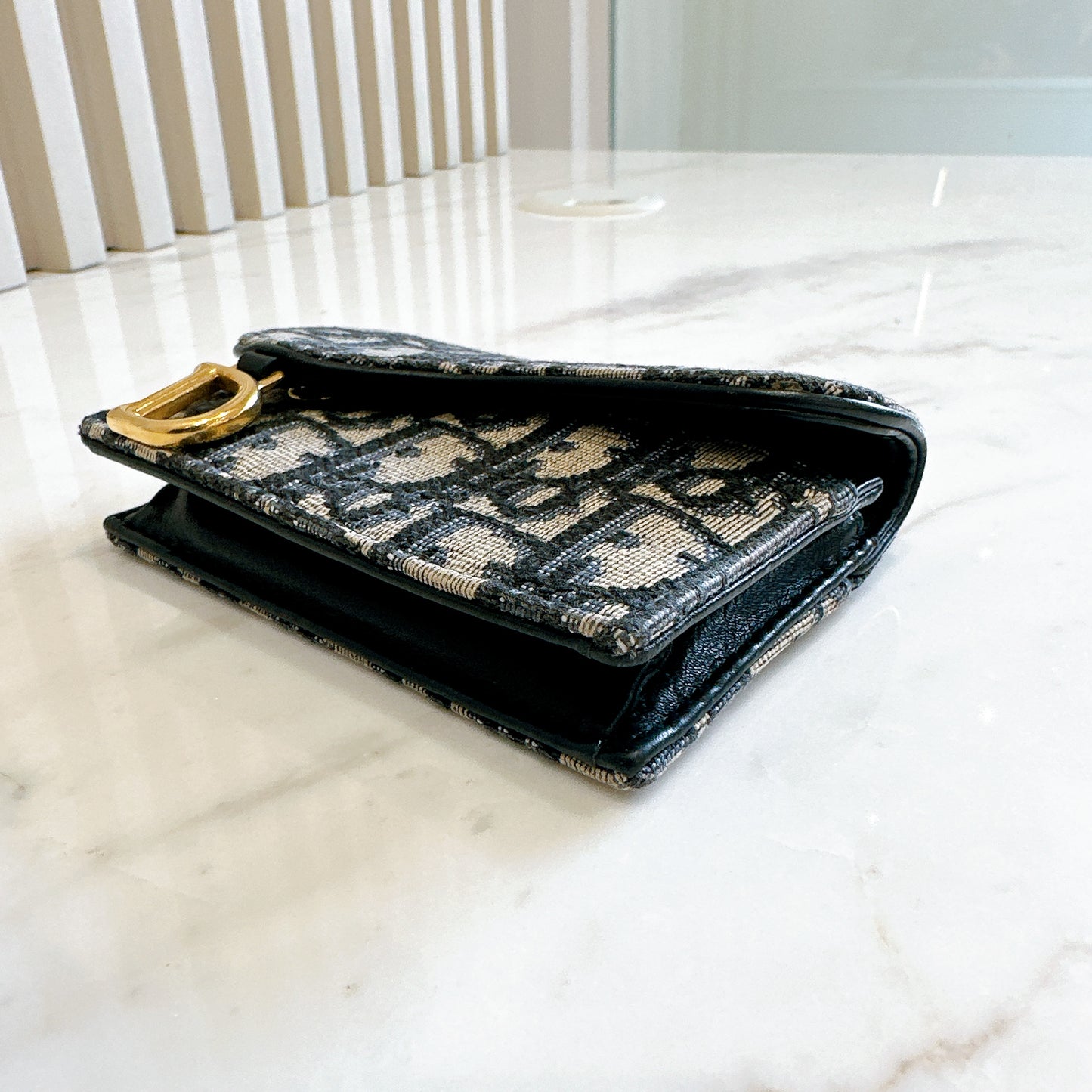Dior Saddle Bloom Card Holder