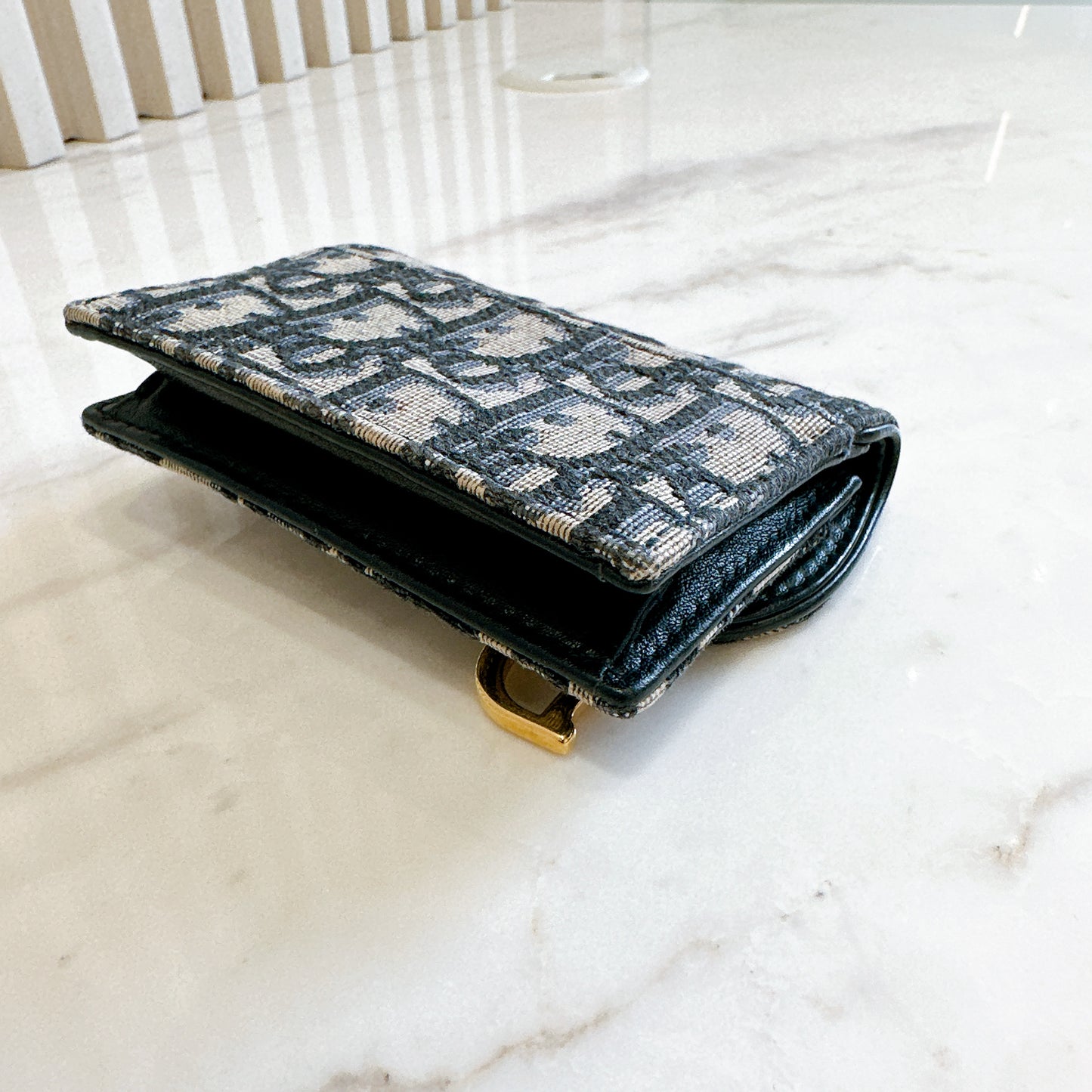 Dior Saddle Bloom Card Holder