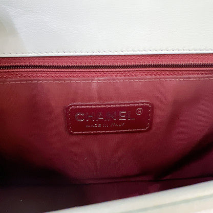 Chanel Boy New Medium In Mint Blue