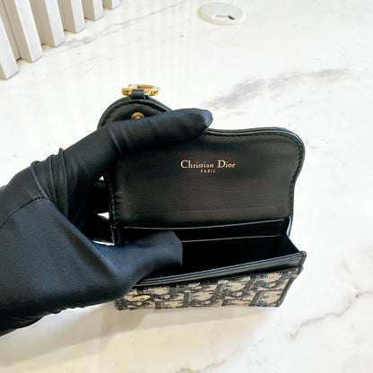 Dior Saddle Bloom Card Holder