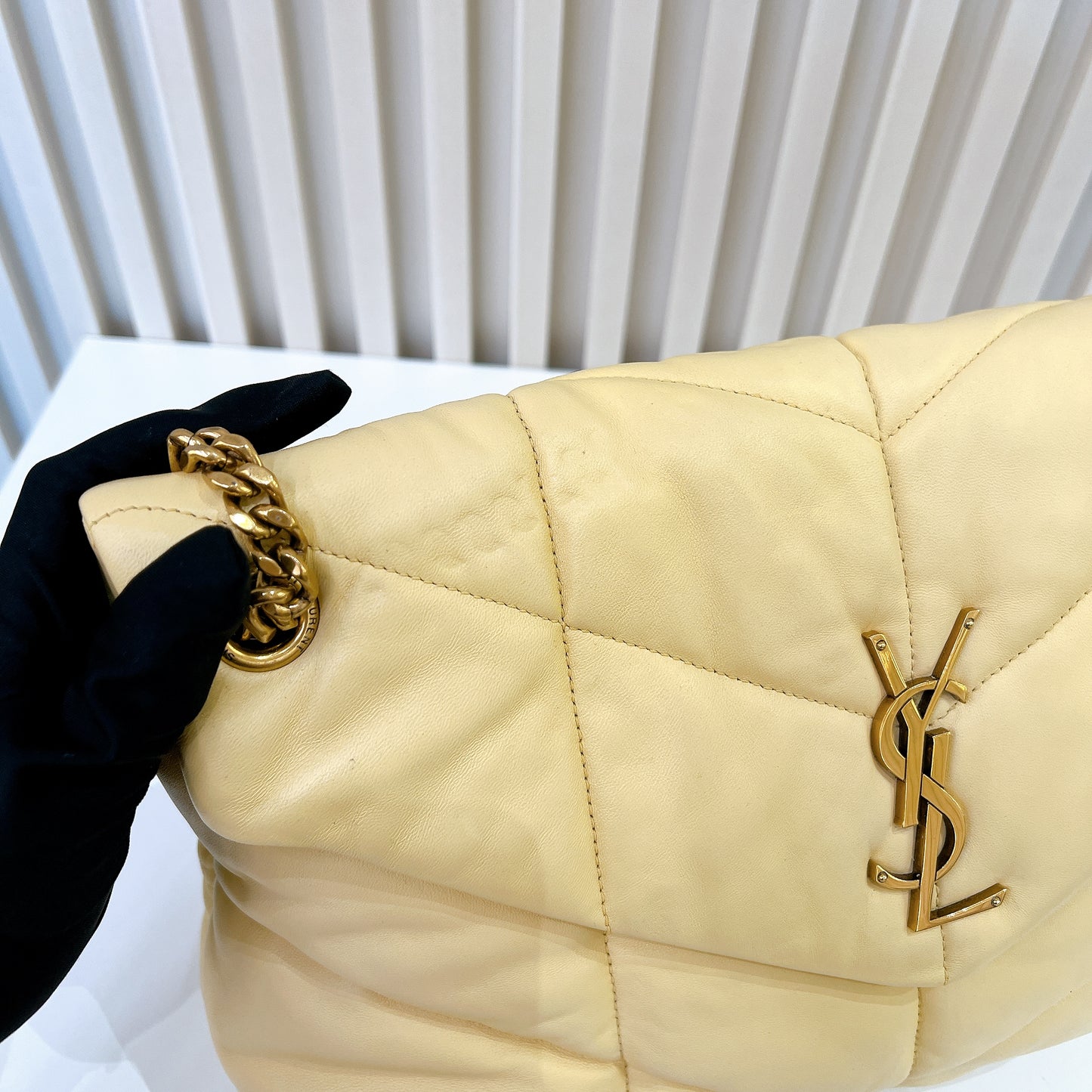 YSL Puffer In Nappa Leather