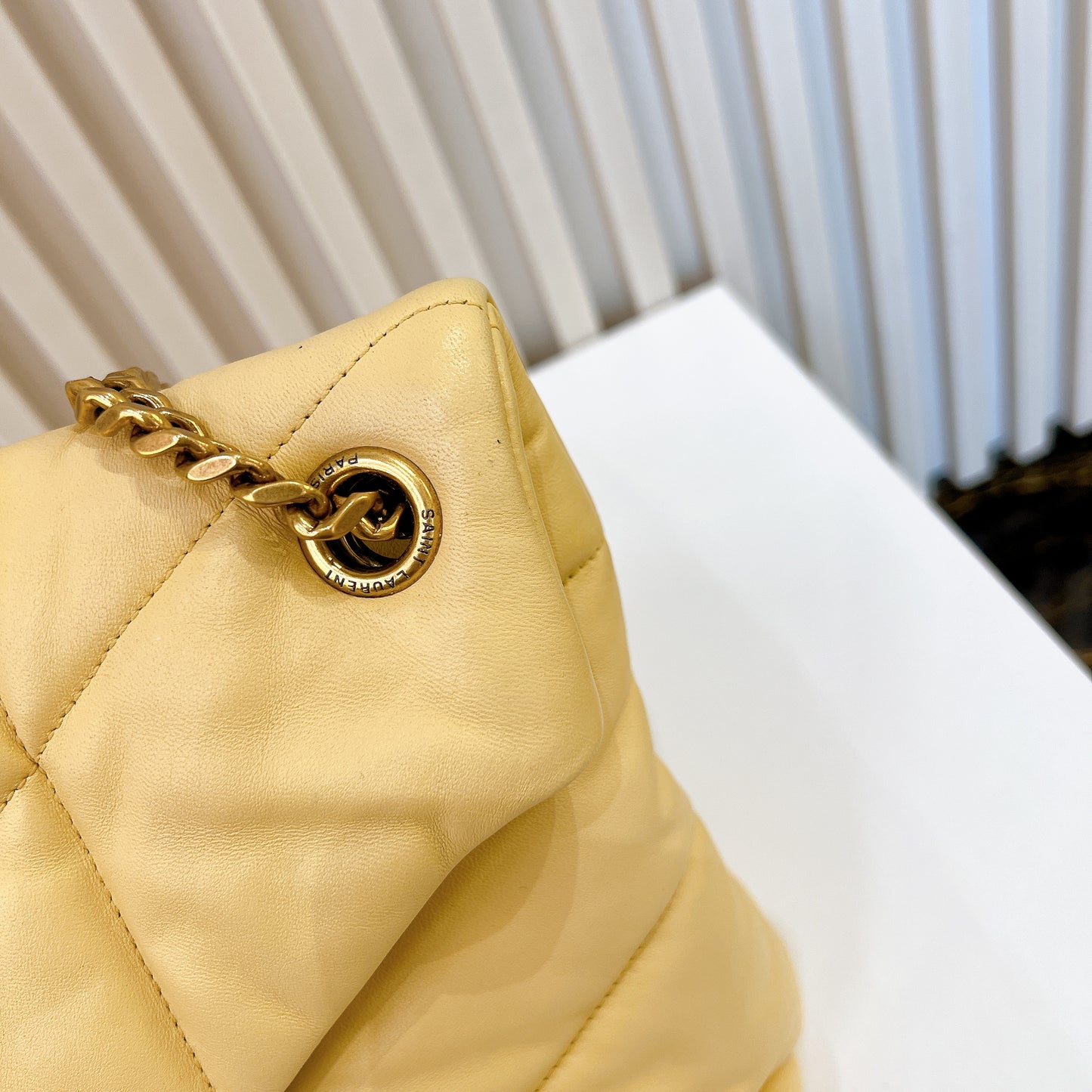 YSL Puffer In Nappa Leather