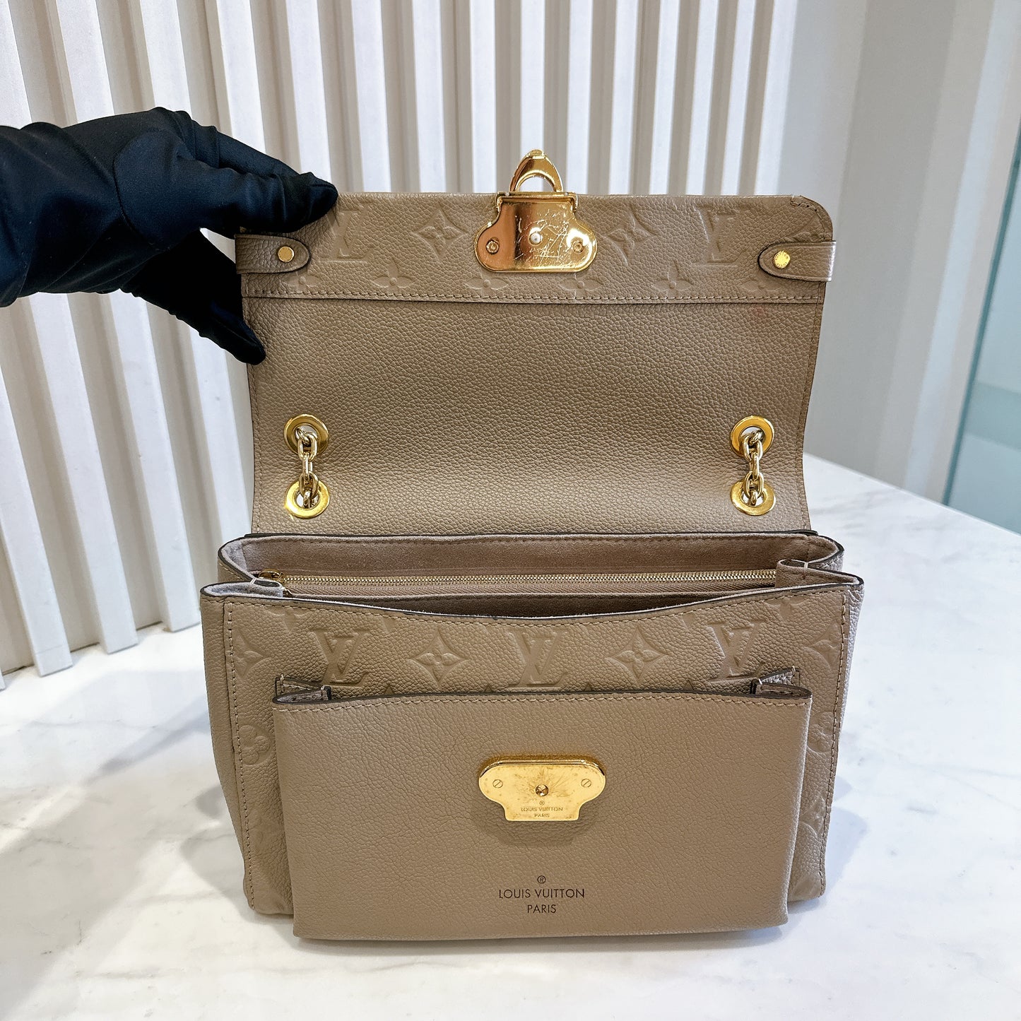 LV Vavin PM in Empreinte Tourterelle