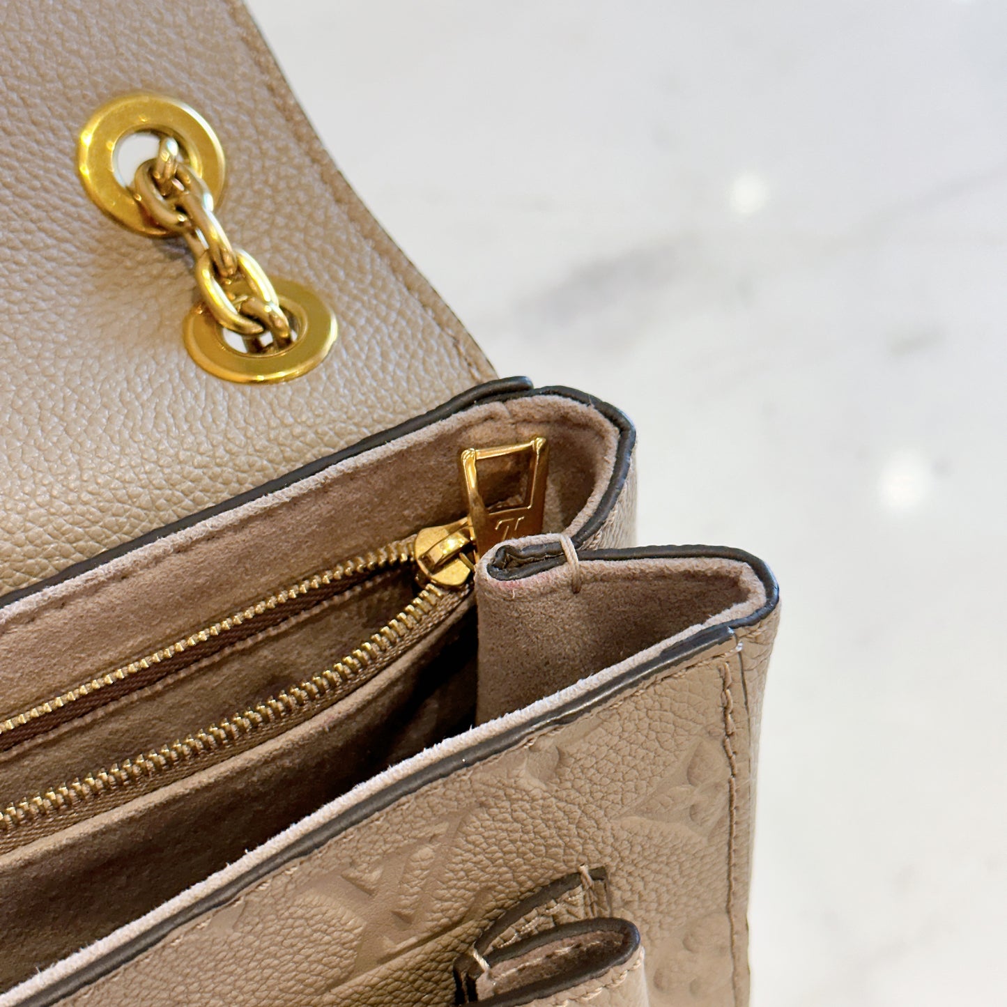 LV Vavin PM in Empreinte Tourterelle