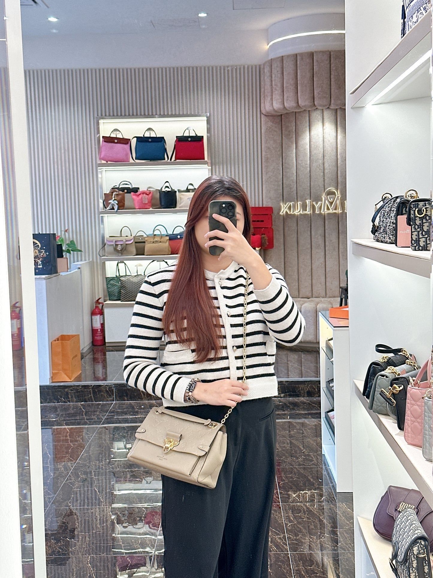 LV Vavin PM in Empreinte Tourterelle