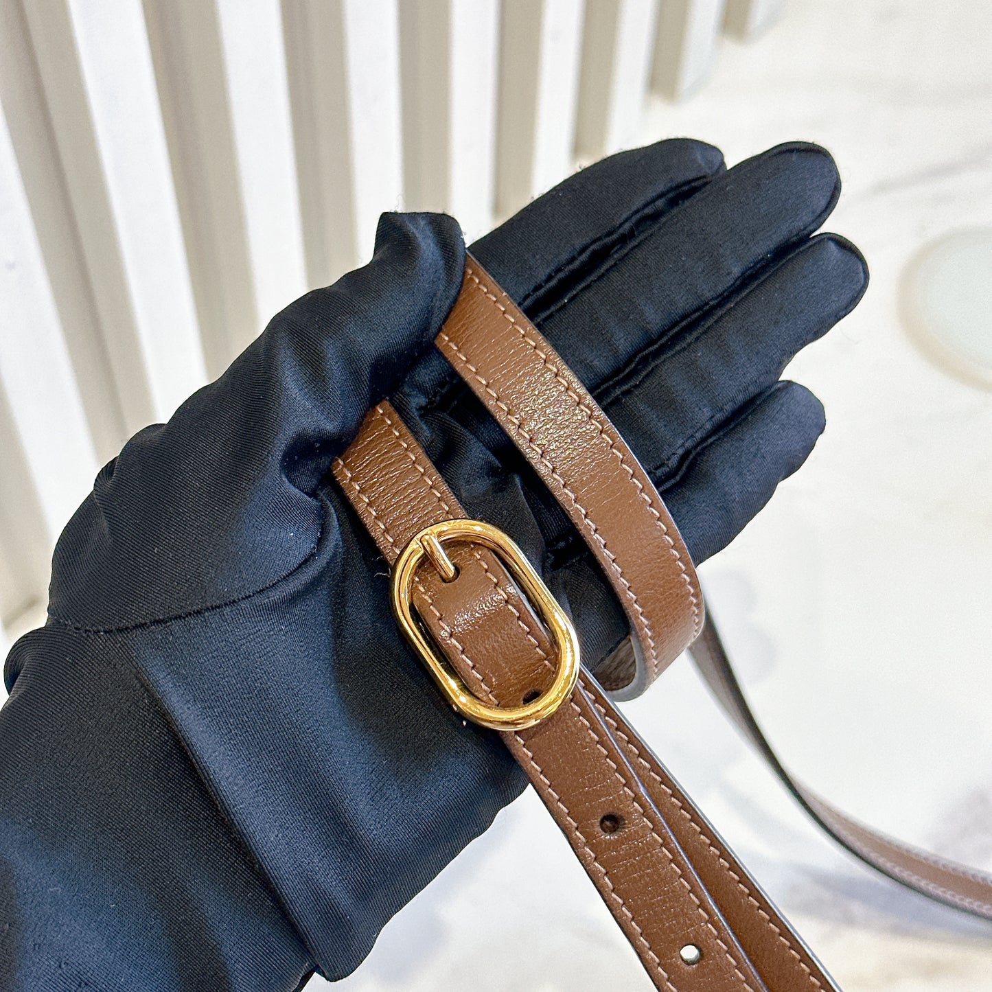 Gucci 1955 Horsebit Brown Bucket Bag