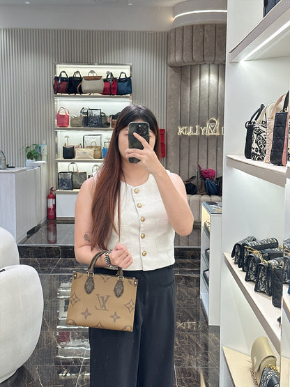 LV On The Go PM in Reverse Monogram