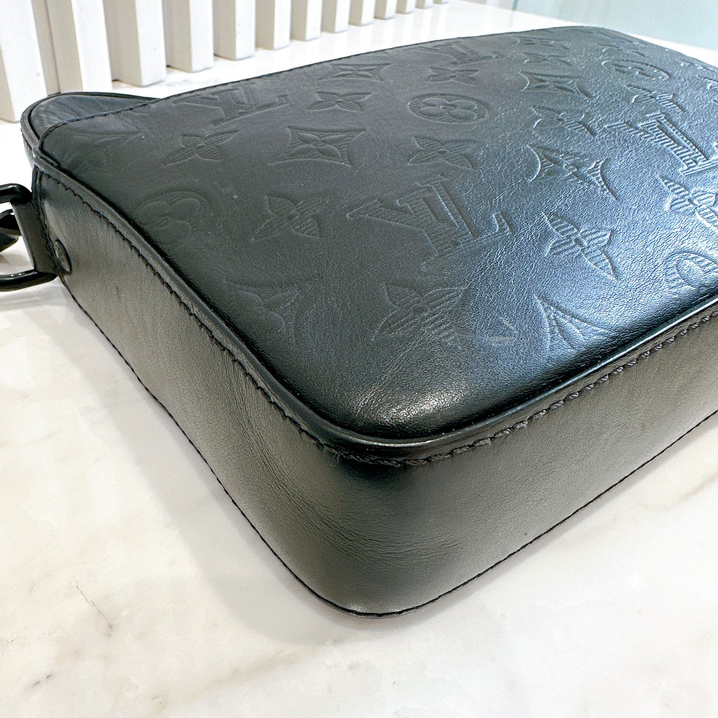 LV Duo Messenger in Monogram Shadow Leather