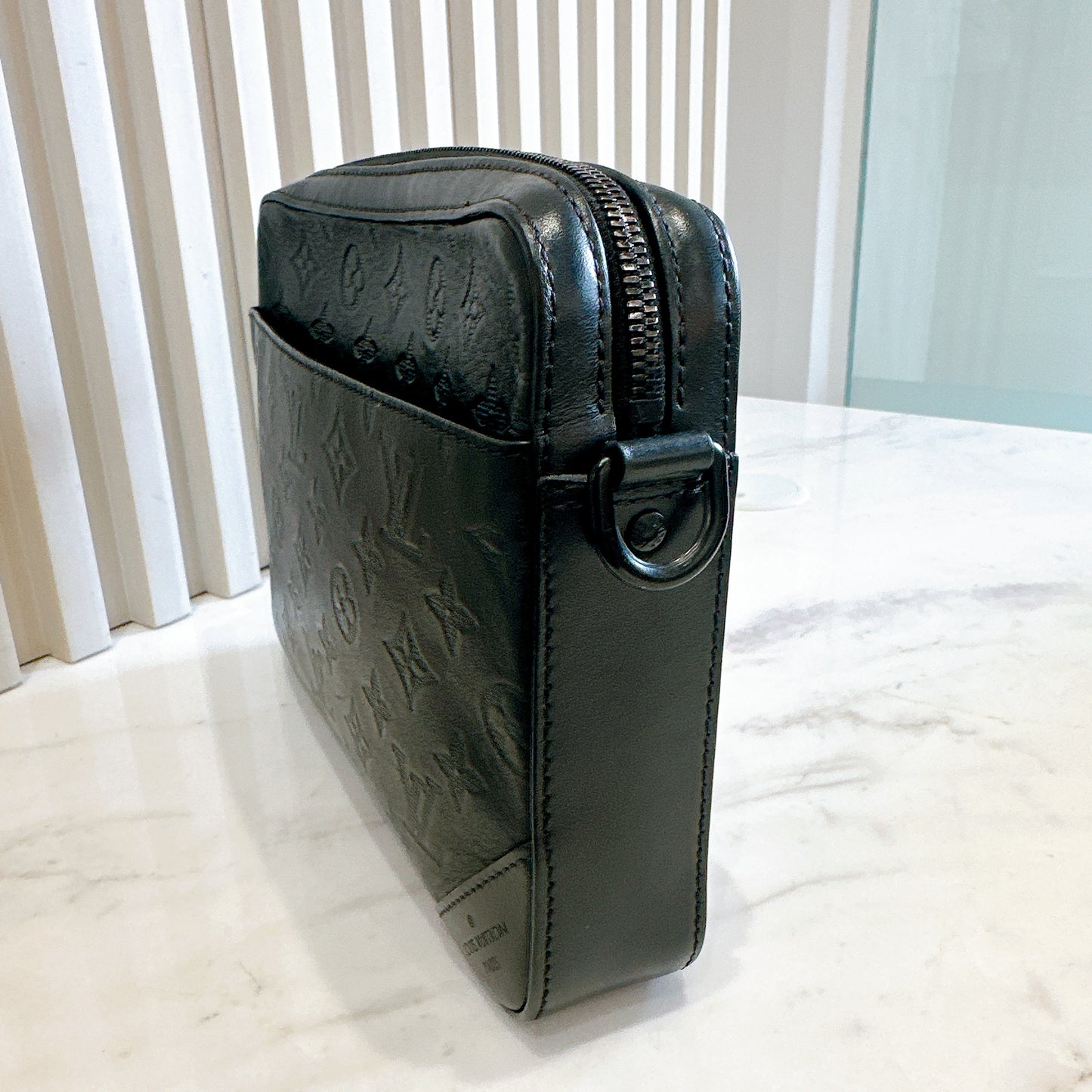 LV Duo Messenger in Monogram Shadow Leather