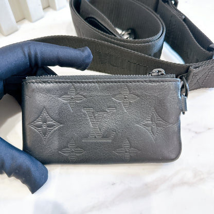 LV Duo Messenger in Monogram Shadow Leather