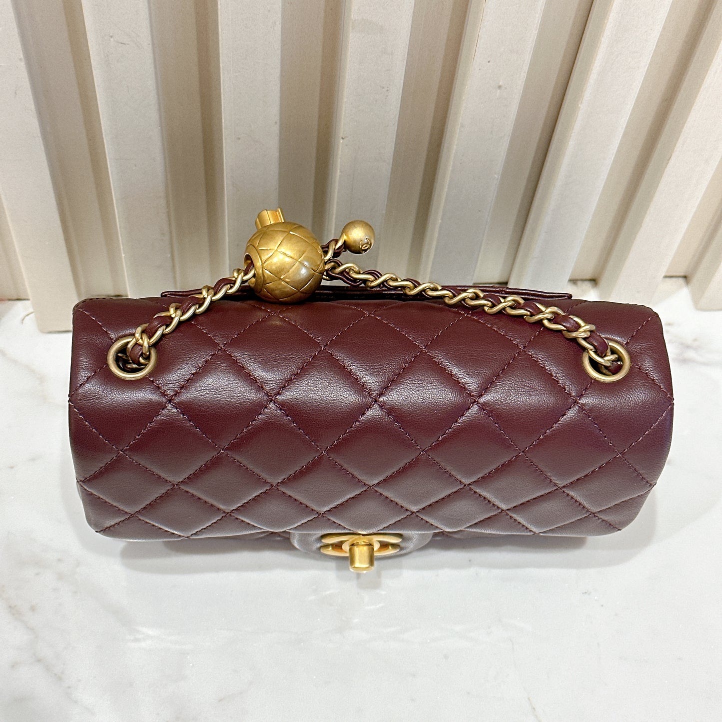 Chanel Classic Mini Rectangular With Pearl Crush