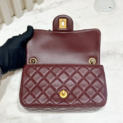 Chanel Classic Mini Rectangular With Pearl Crush
