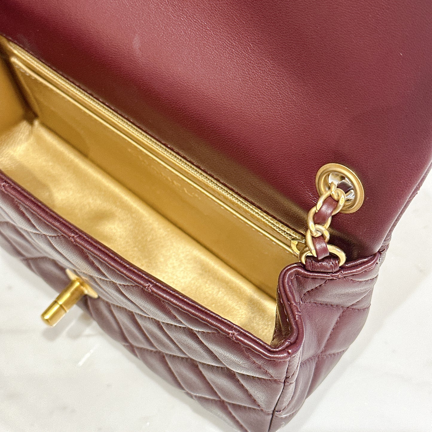Chanel Classic Mini Rectangular With Pearl Crush