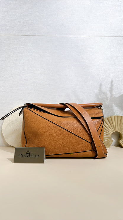 Loewe Puzzle Medium in Tan