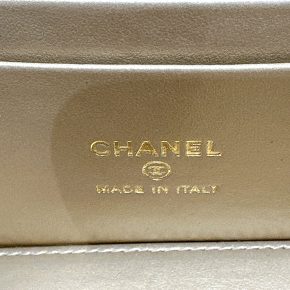 Chanel Vanity Case Black With Pearl Crush