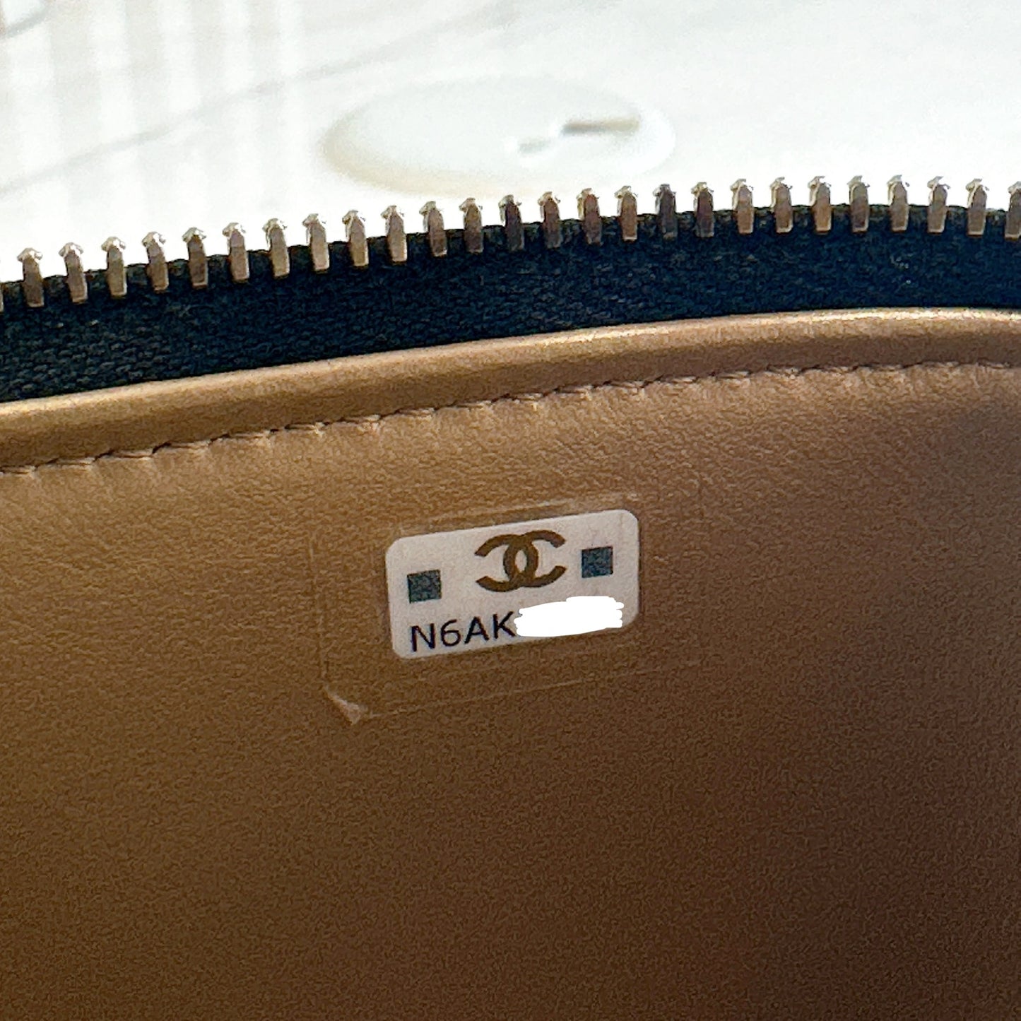 Chanel Vanity Case Black With Pearl Crush