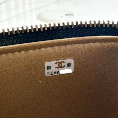 Chanel Vanity Case Black With Pearl Crush