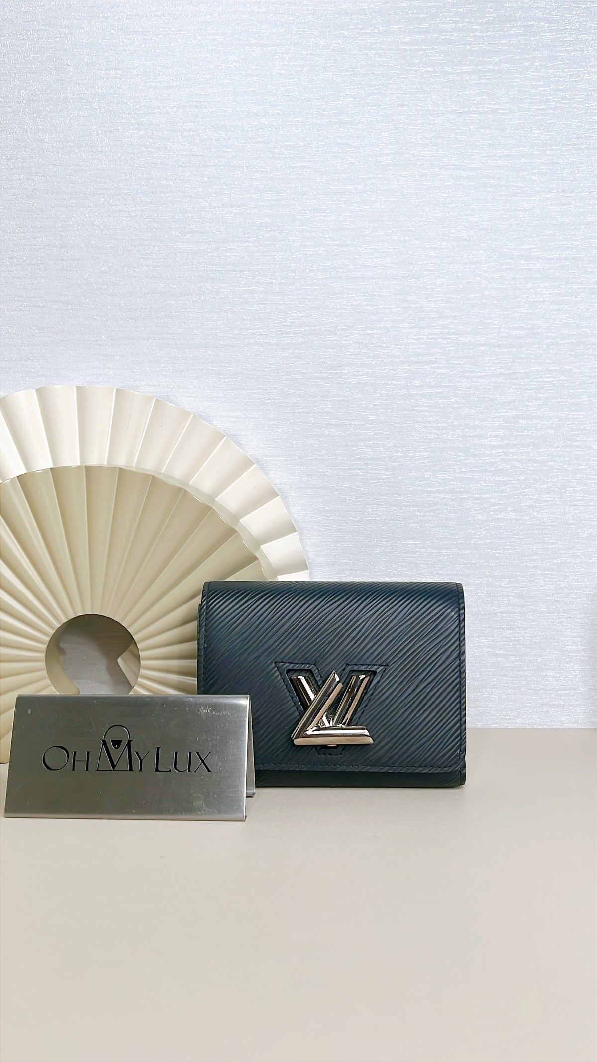 LV Twist Wallet in Black SHW
