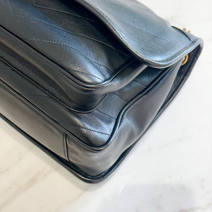YSL Niki Medium in Black Lambskin