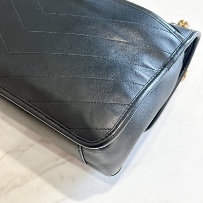 YSL Niki Medium in Black Lambskin