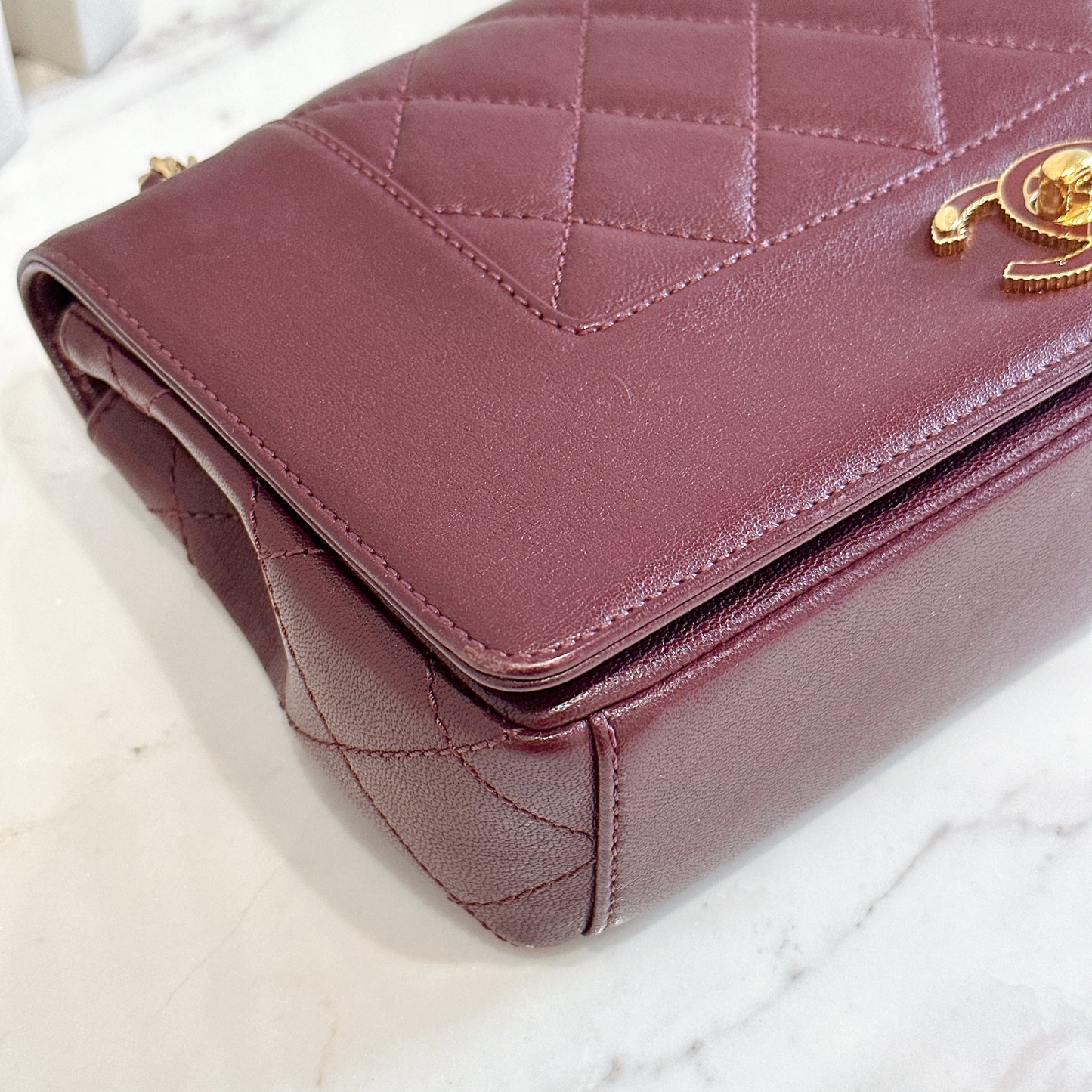 Chanel Mademoiselle in Burgundy