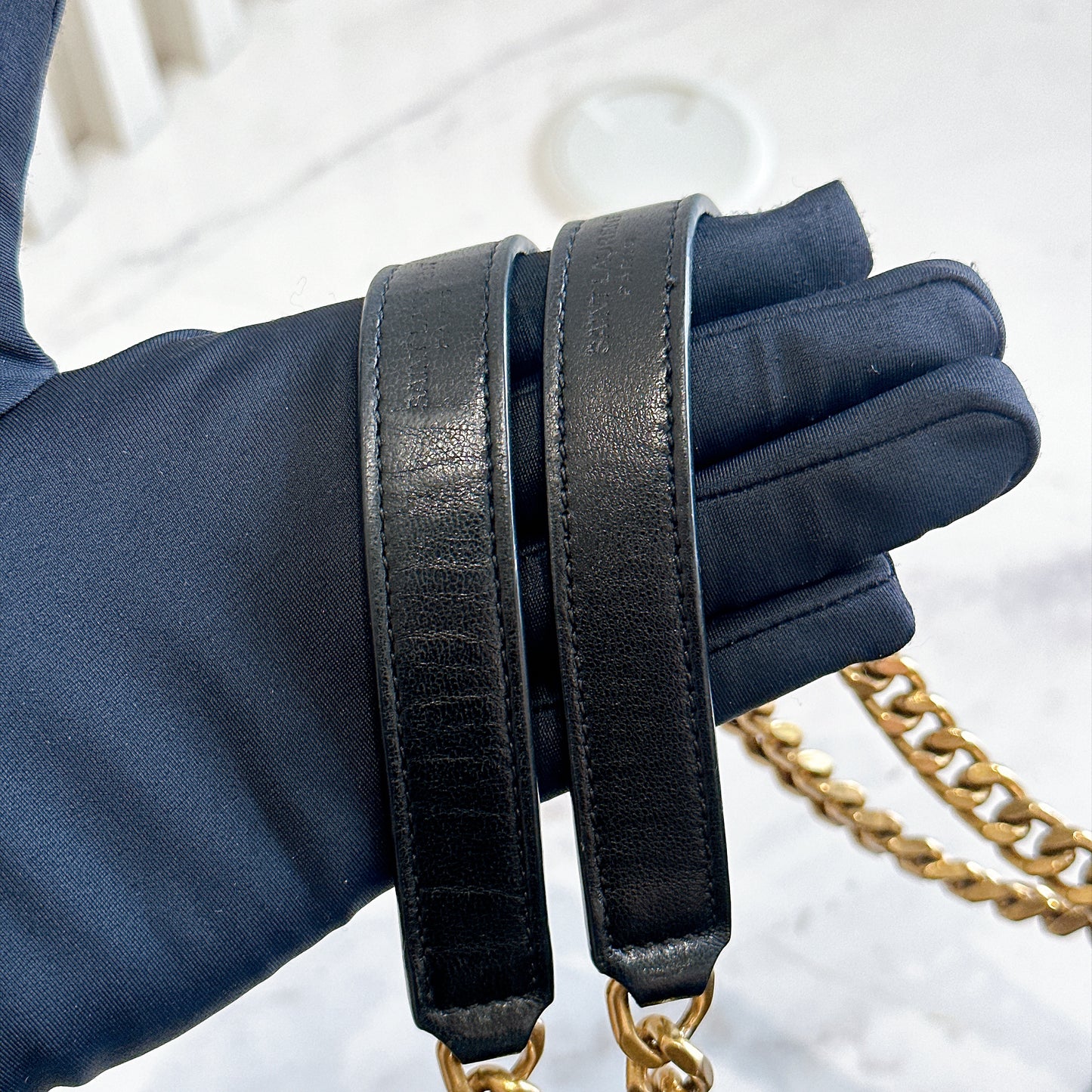 YSL Niki Medium in Black Lambskin