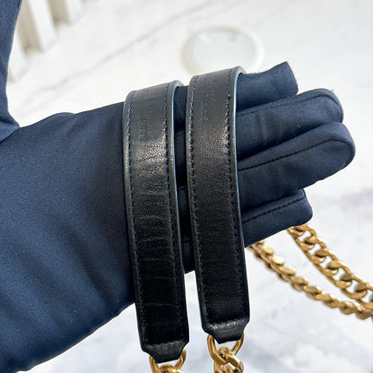 YSL Niki Medium in Black Lambskin