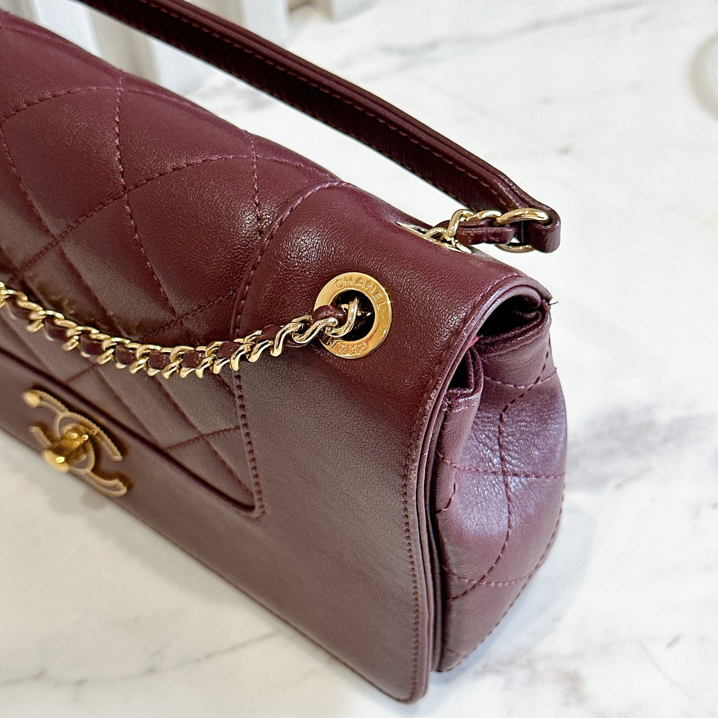 Chanel Mademoiselle in Burgundy