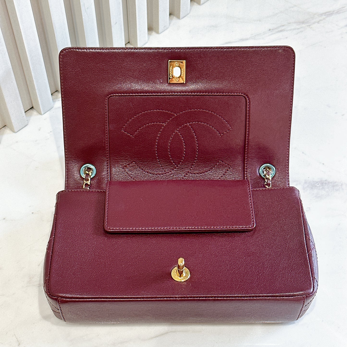 Chanel Mademoiselle in Burgundy