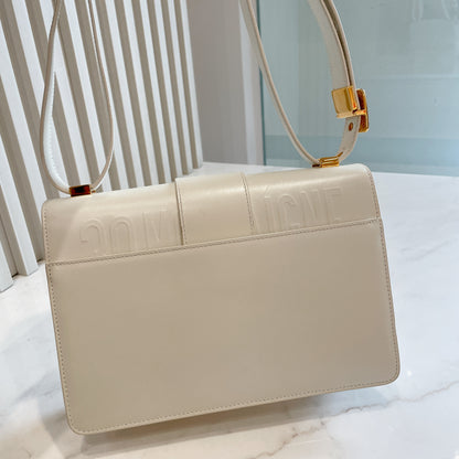 Dior Montaigne 30 Leather Strap in White