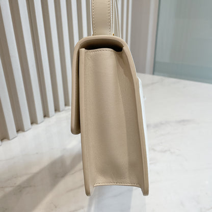 Dior Montaigne 30 Leather Strap in White