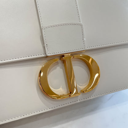 Dior Montaigne 30 Leather Strap in White
