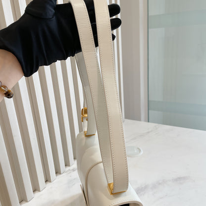 Dior Montaigne 30 Leather Strap in White