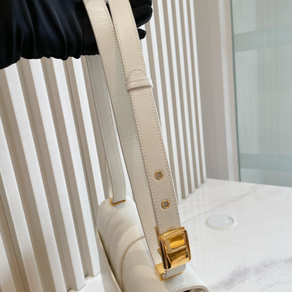 Dior Montaigne 30 Leather Strap in White