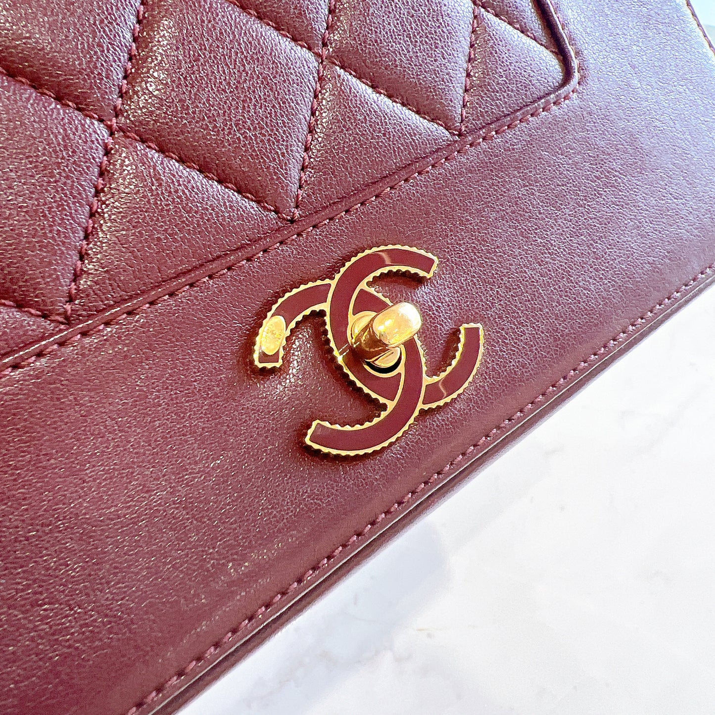 Chanel Mademoiselle in Burgundy
