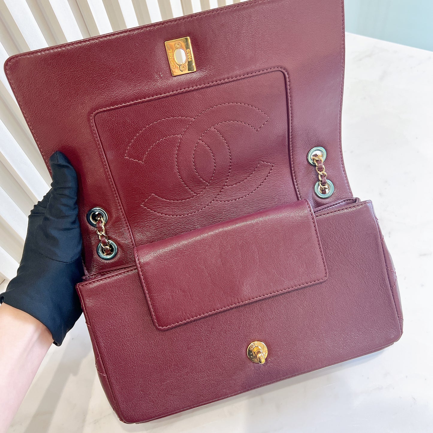 Chanel Mademoiselle in Burgundy
