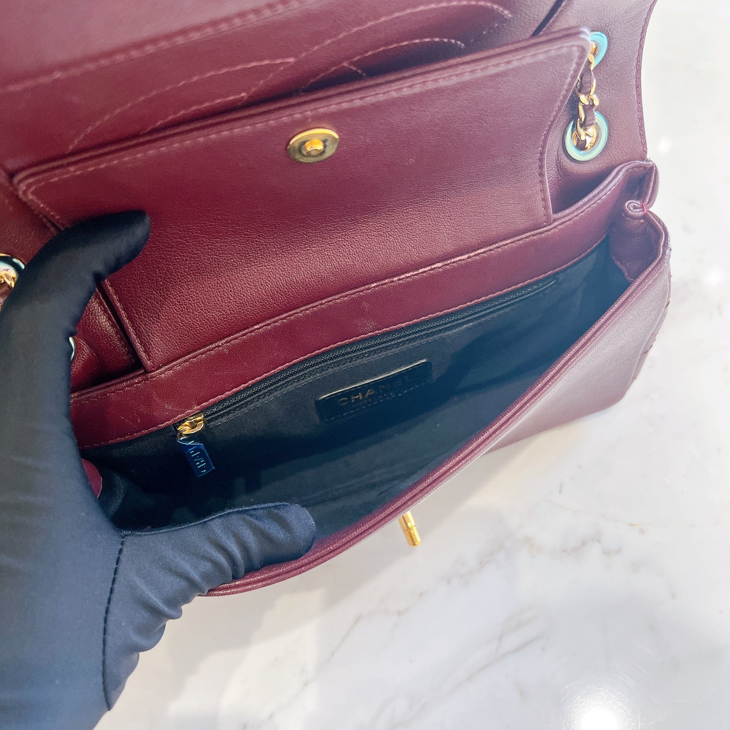 Chanel Mademoiselle in Burgundy