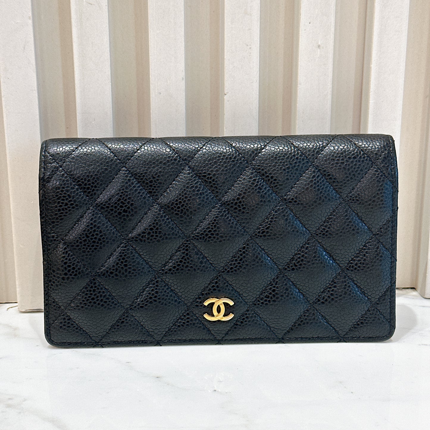 Chanel Classic Flap Long Wallet in GHW