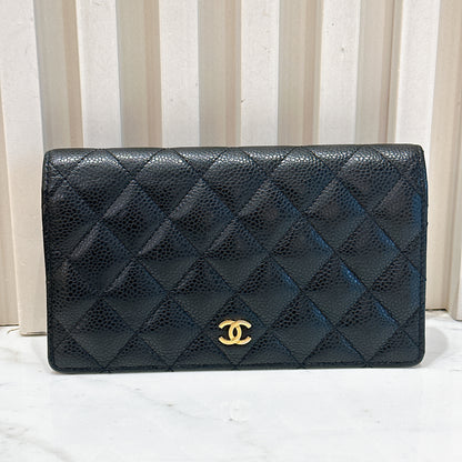 Chanel Classic Flap Long Wallet in GHW