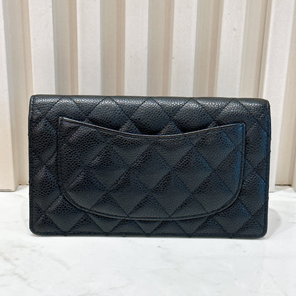 Chanel Classic Flap Long Wallet in GHW