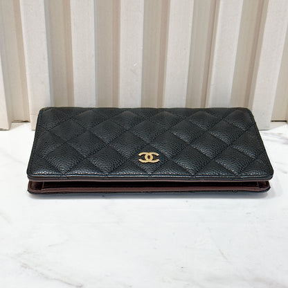 Chanel Classic Flap Long Wallet in GHW
