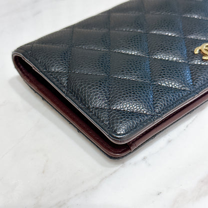 Chanel Classic Flap Long Wallet in GHW