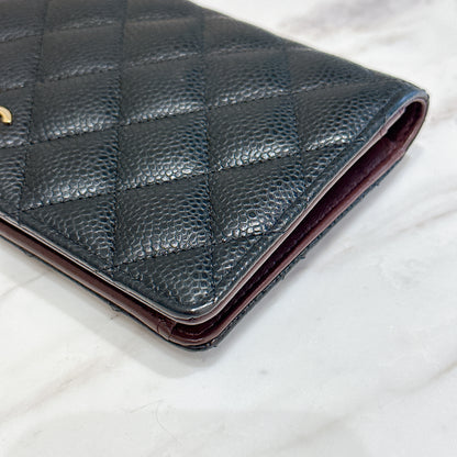 Chanel Classic Flap Long Wallet in GHW
