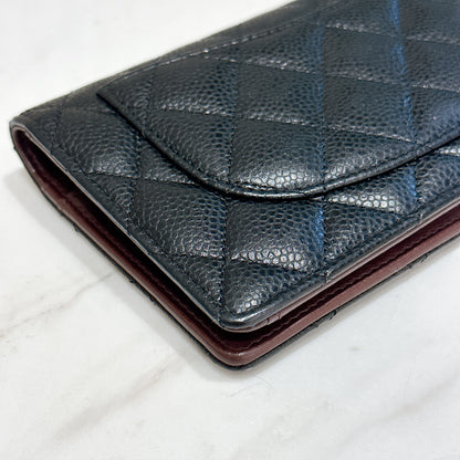 Chanel Classic Flap Long Wallet in GHW