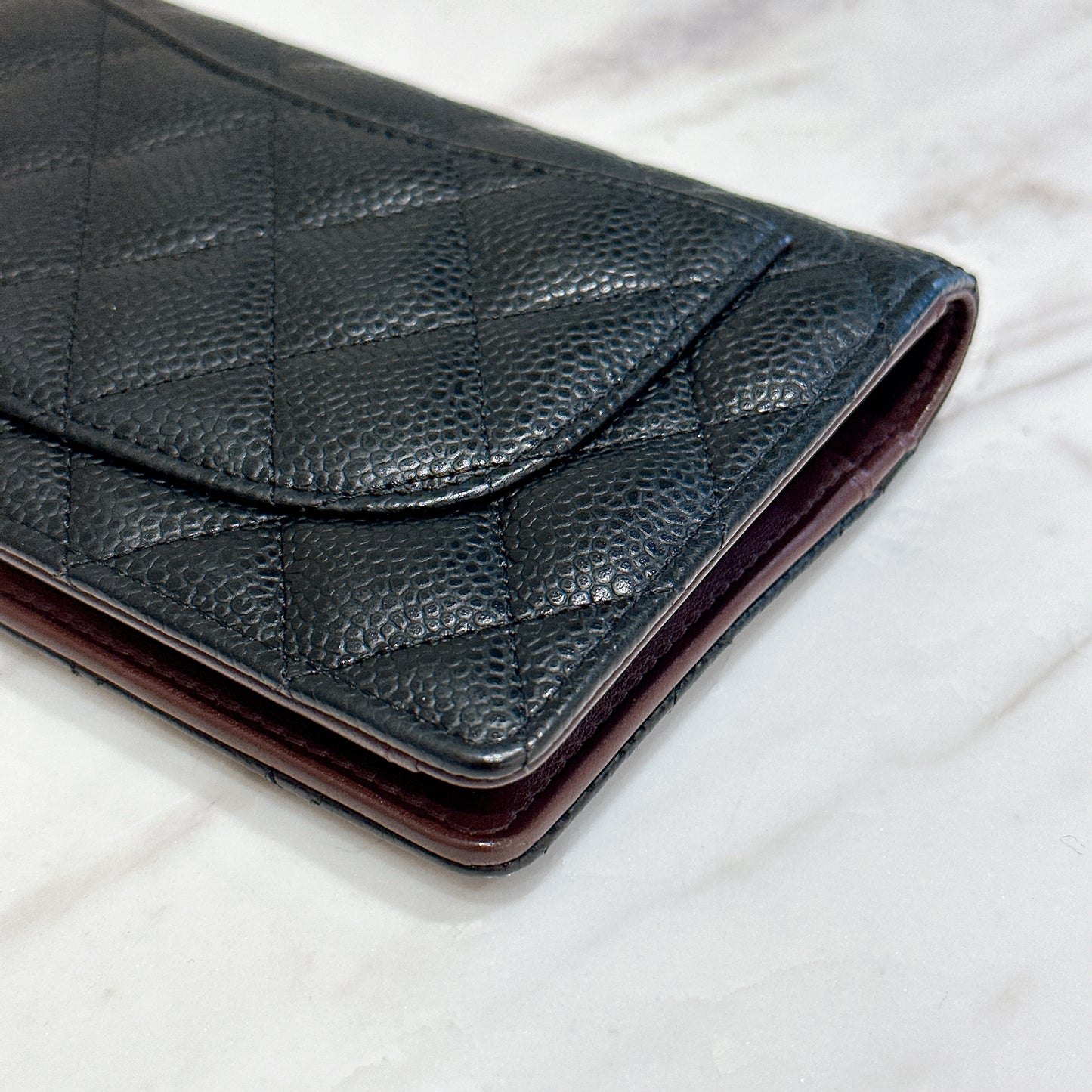 Chanel Classic Flap Long Wallet in GHW