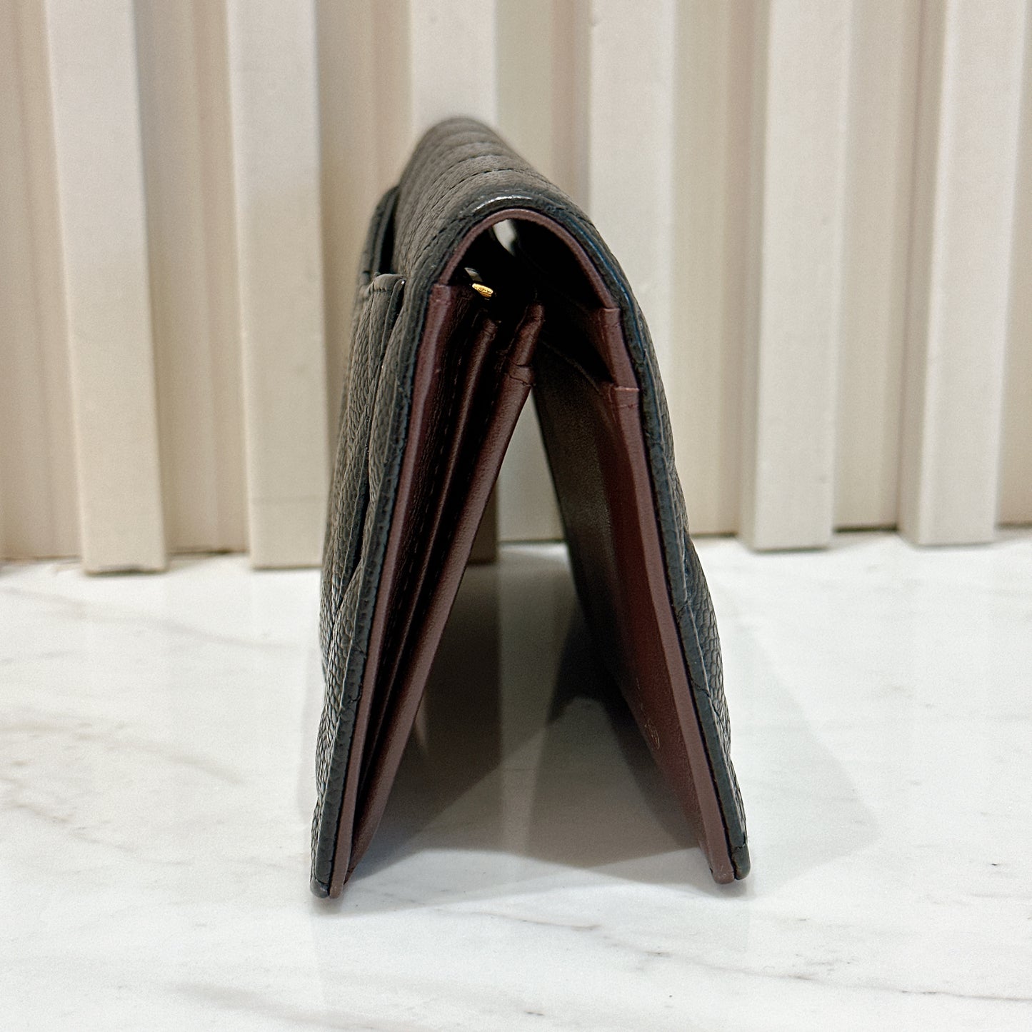 Chanel Classic Flap Long Wallet in GHW