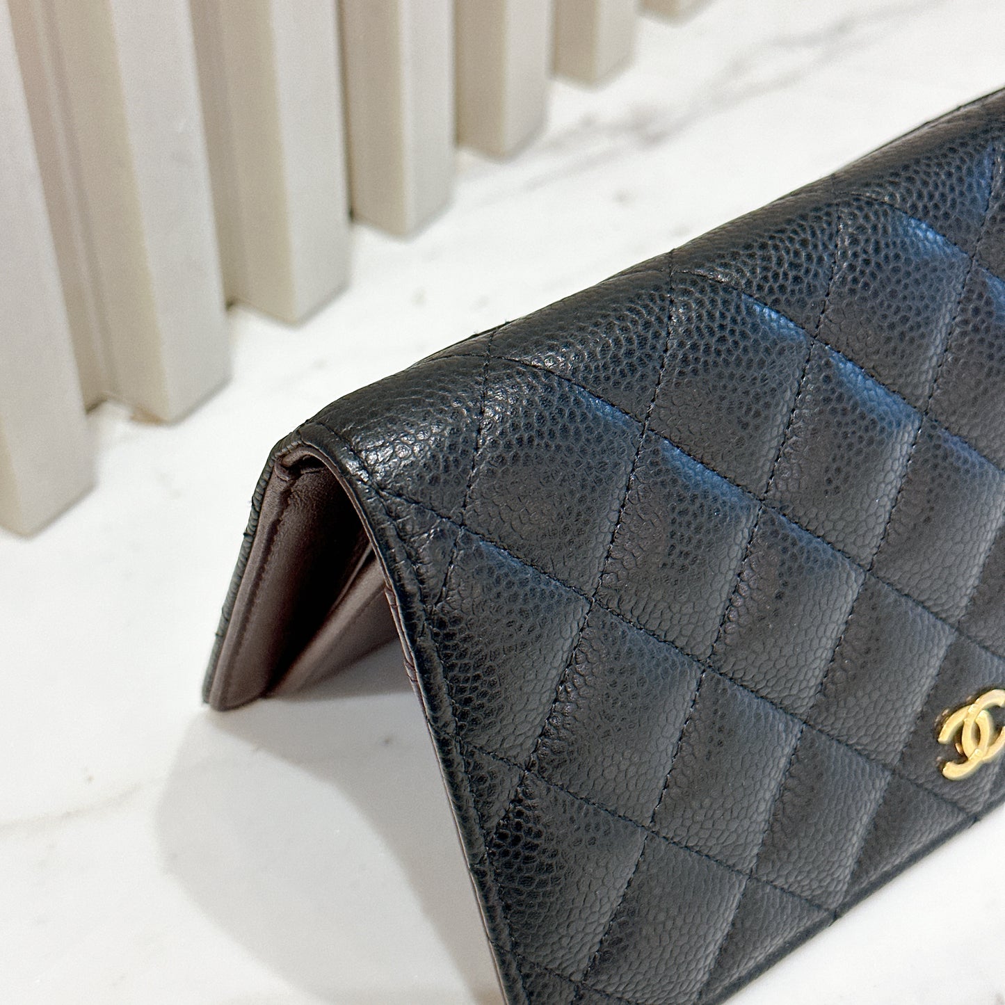 Chanel Classic Flap Long Wallet in GHW