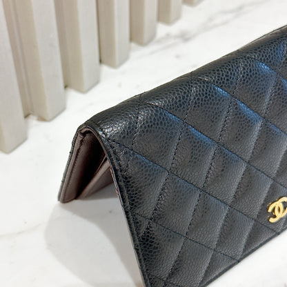 Chanel Classic Flap Long Wallet in GHW